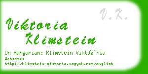 viktoria klimstein business card